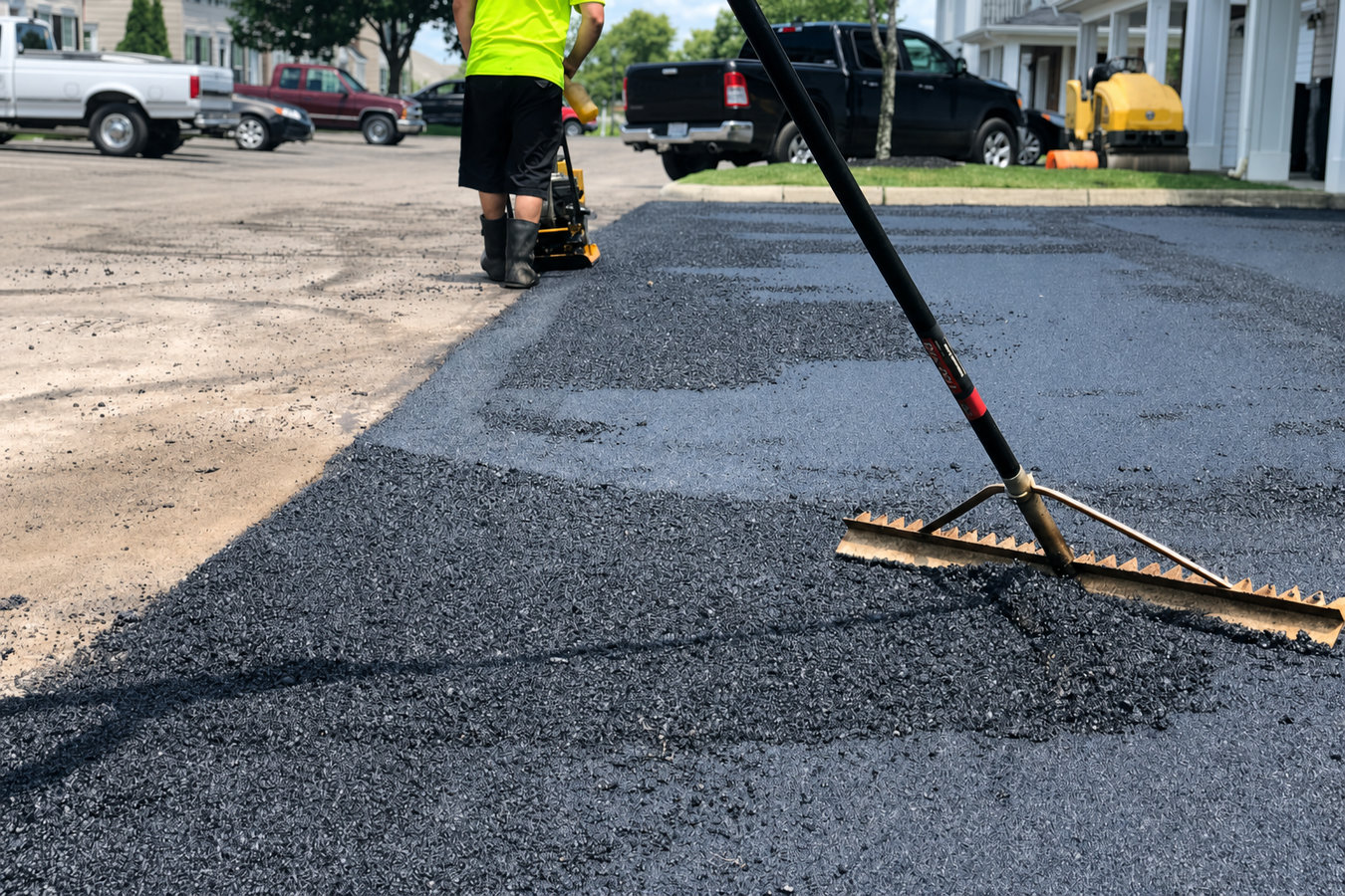 Asphalt paving contractor services in Katy TX